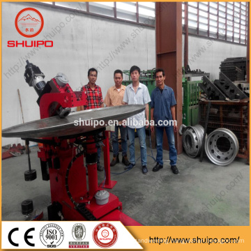 dish end press machine steel oval tank head flanging machine